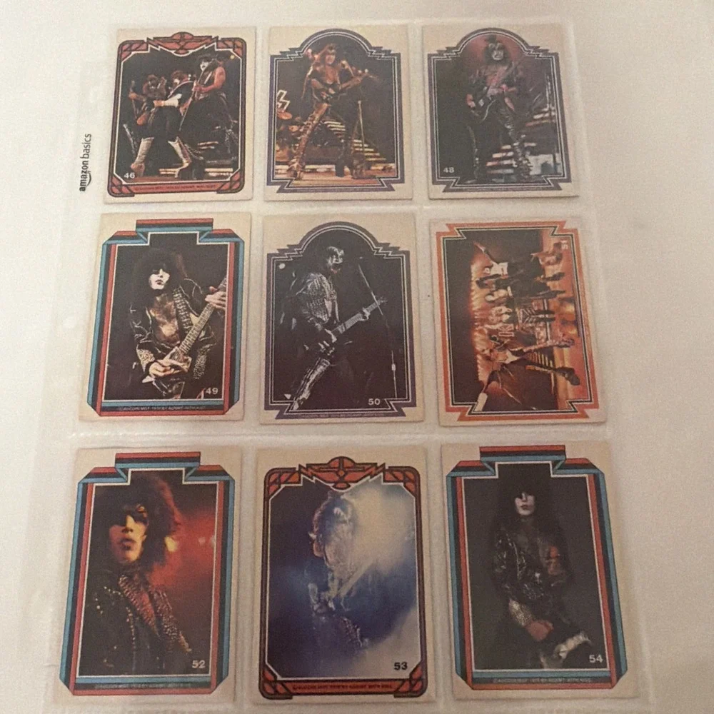 KISS 1978 Donruss Complete Series 1 Card Set 1-66 Gene Simmons Peter Criss
